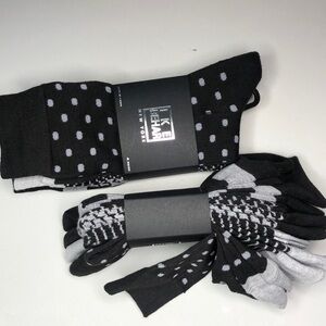 IKE BEHAR NWT Men’s New York Dress Socks 4 Pack. Multi-Assorted Dot Dress Sock
